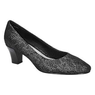 Easy Street Women's Ballari Silver Lace Pumps