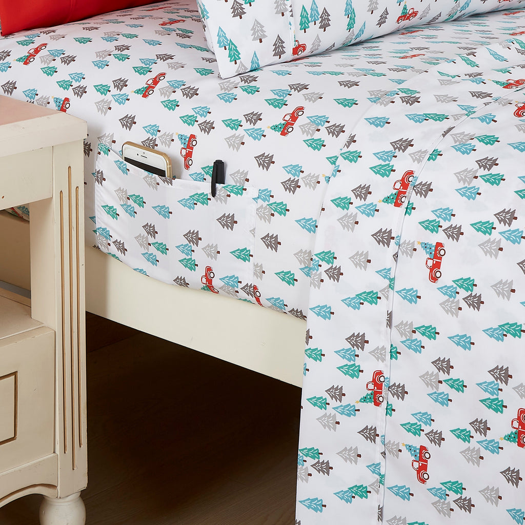 Elegant Comfort 6-Piece Christmas & Holiday Sheet Set - Soft as a Hotel Premium Quality