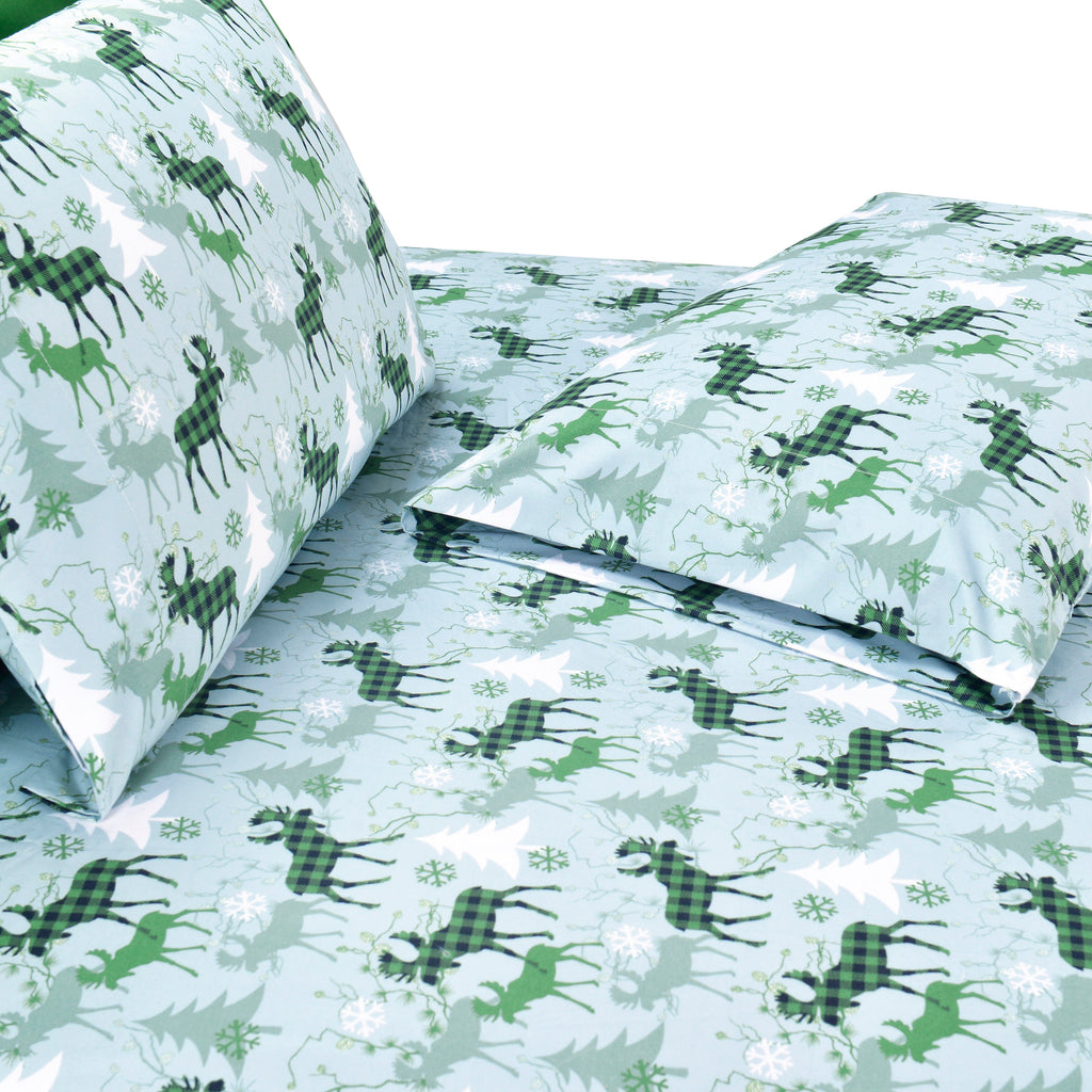 Elegant Comfort 6-Piece Christmas & Holiday Sheet Set - Soft as a Hotel Premium Quality