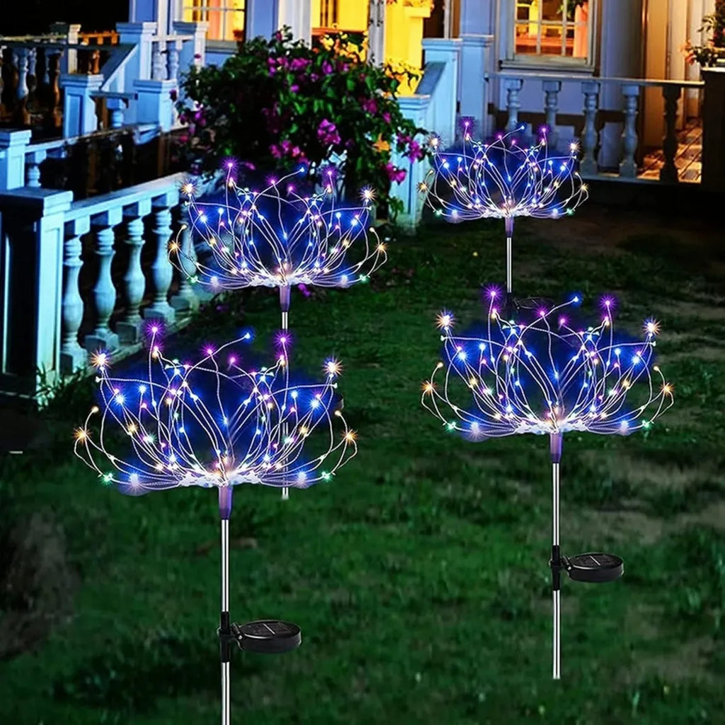 Solar Powered Firework String Lights
