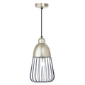 River of Goods Hanging Lamp - Dark Blue & Silver