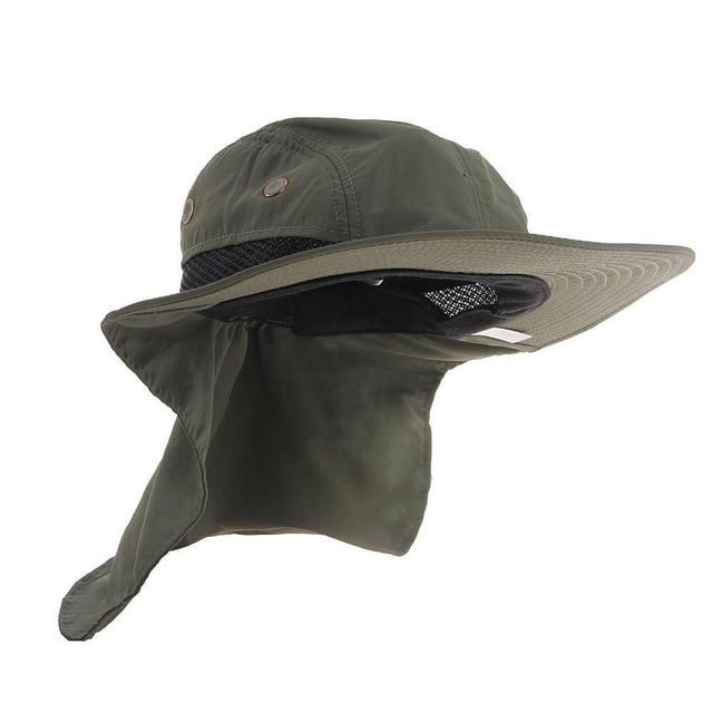 Wide Brim UV Protection Boonie Flap Hat
