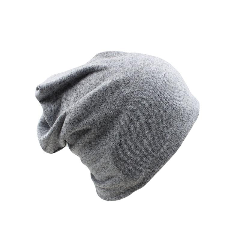 Solid Color Cotton and Polyester Beanie, Scarf or Bonnet