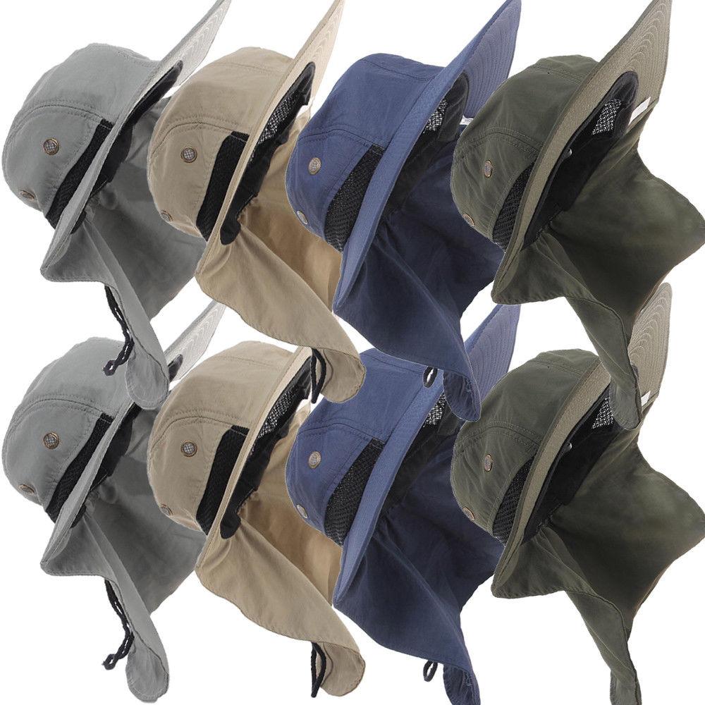 Wide Brim UV Protection Boonie Flap Hat