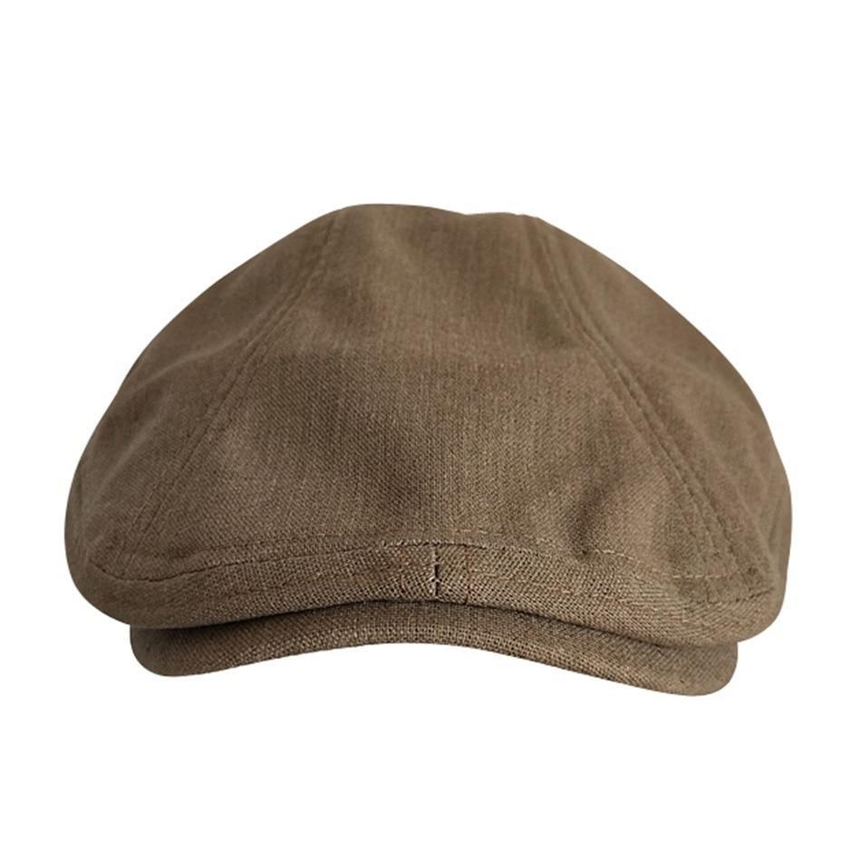 Vintage Casual Schiebermütze Flatcap im Duckbill-Stil