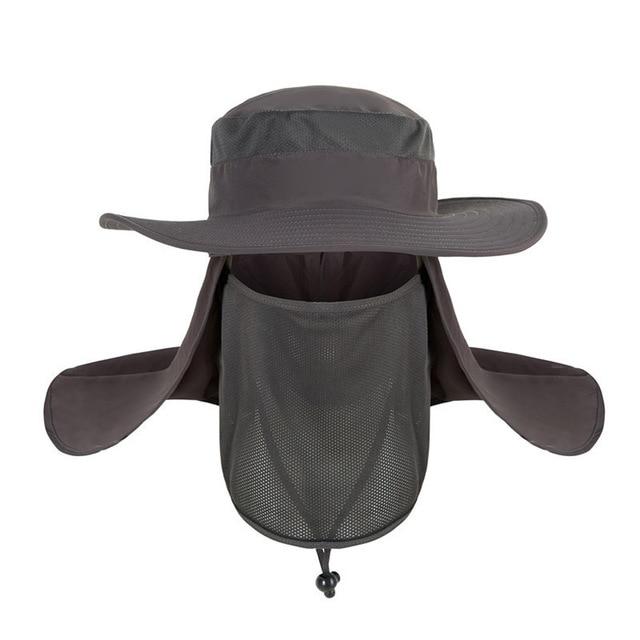 UV-Schutz-Sonnenhut mit Nackenschutz und Kordel