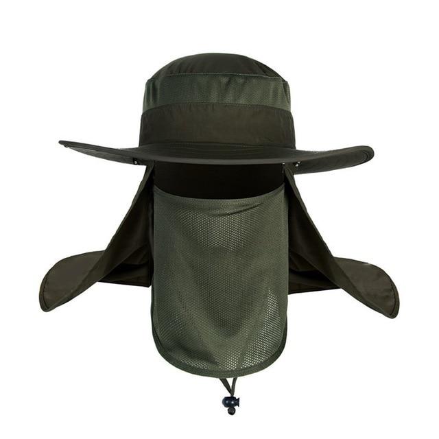 UV-Schutz-Sonnenhut mit Nackenschutz und Kordel