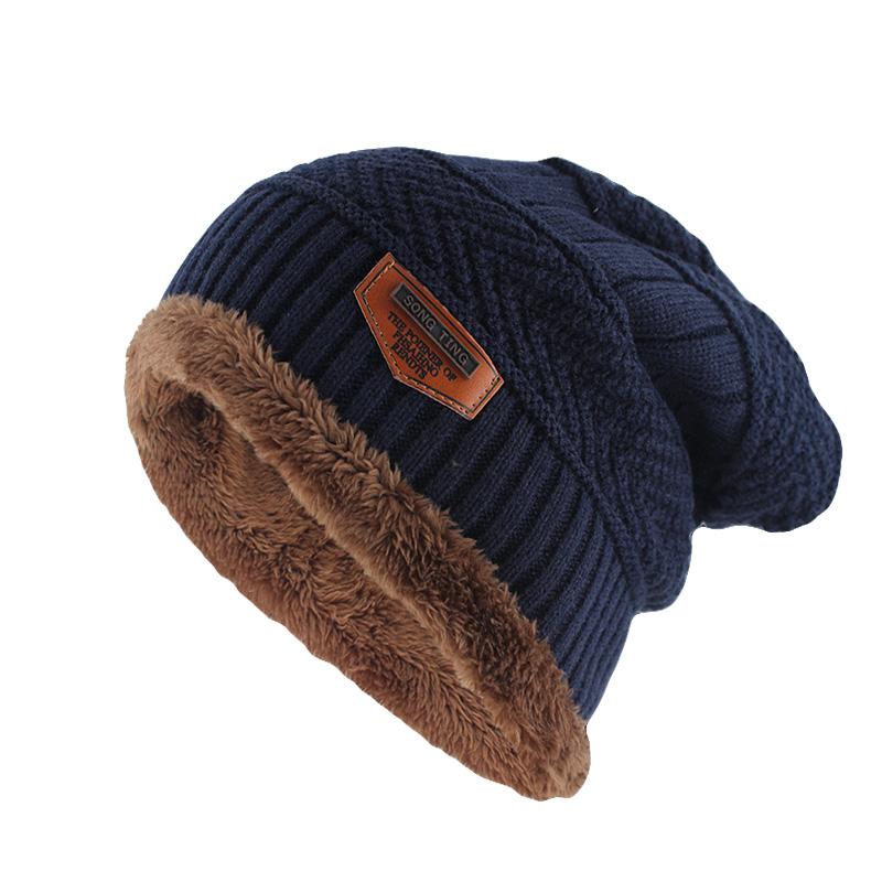 Wool Cotton Knit Hat, Beanie or Skullie