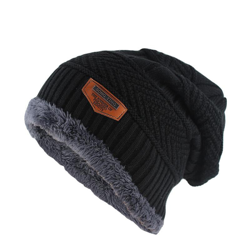 Wool Cotton Knit Hat, Beanie or Skullie