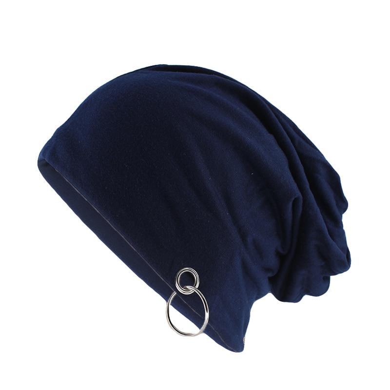 Solid Color Beanie or Skullie with Hoop