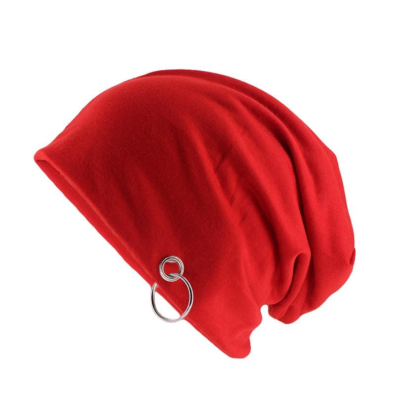 Solid Color Beanie or Skullie with Hoop