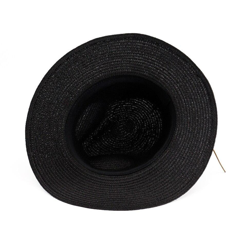 Straw Panama Hat with Tassels and Puka Shells