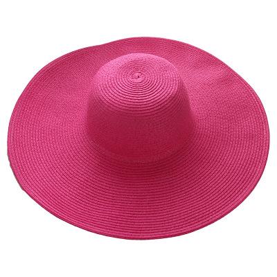 Summer Foldable Floppy Wide Brim Straw Sun Hat
