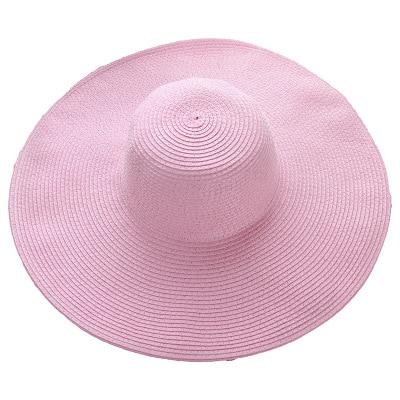 Summer Foldable Floppy Wide Brim Straw Sun Hat