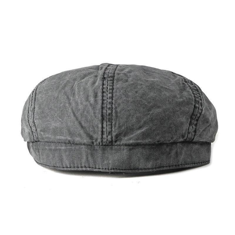 Casual Cotton Octagonal Newsboy Cap