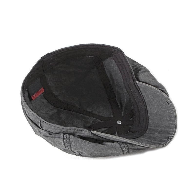 Casual Cotton Octagonal Newsboy Cap