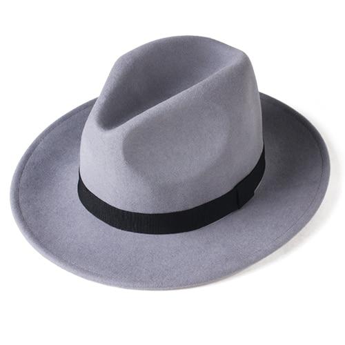 Wide Brim Vintage Australian Wool Felt Fedora Hat