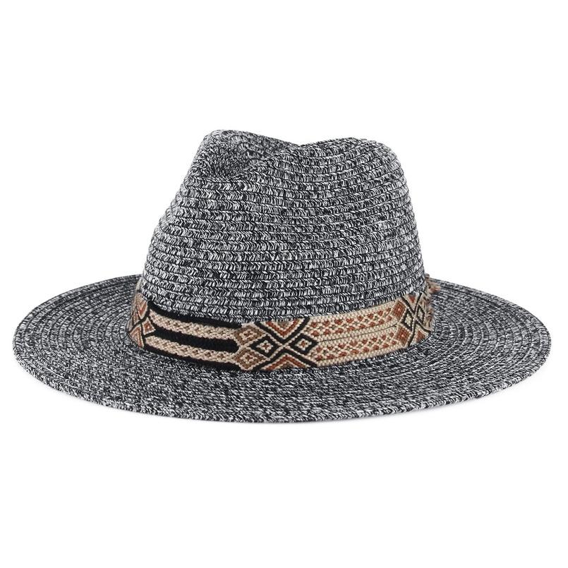 Soft Shaped Paper Straw Panama Hat