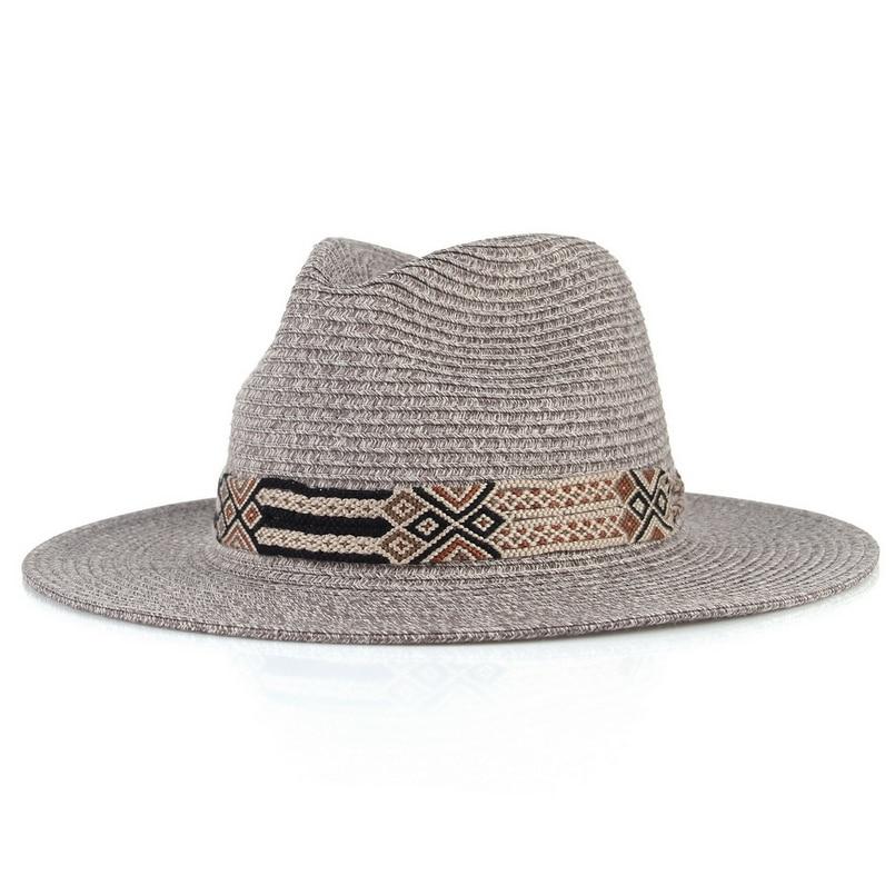 Soft Shaped Paper Straw Panama Hat