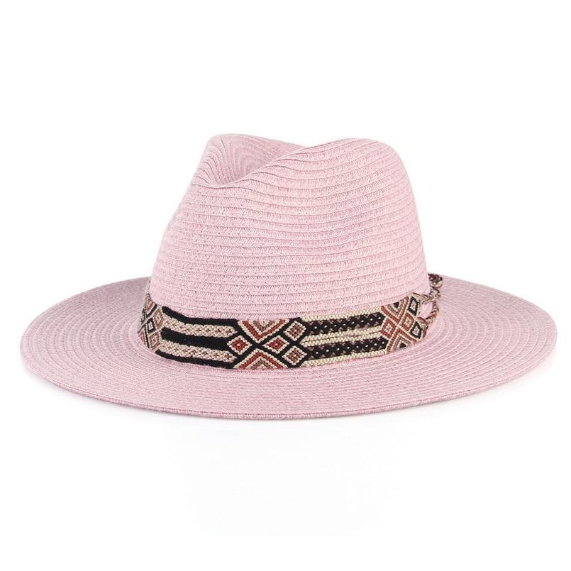 Soft Shaped Paper Straw Panama Hat