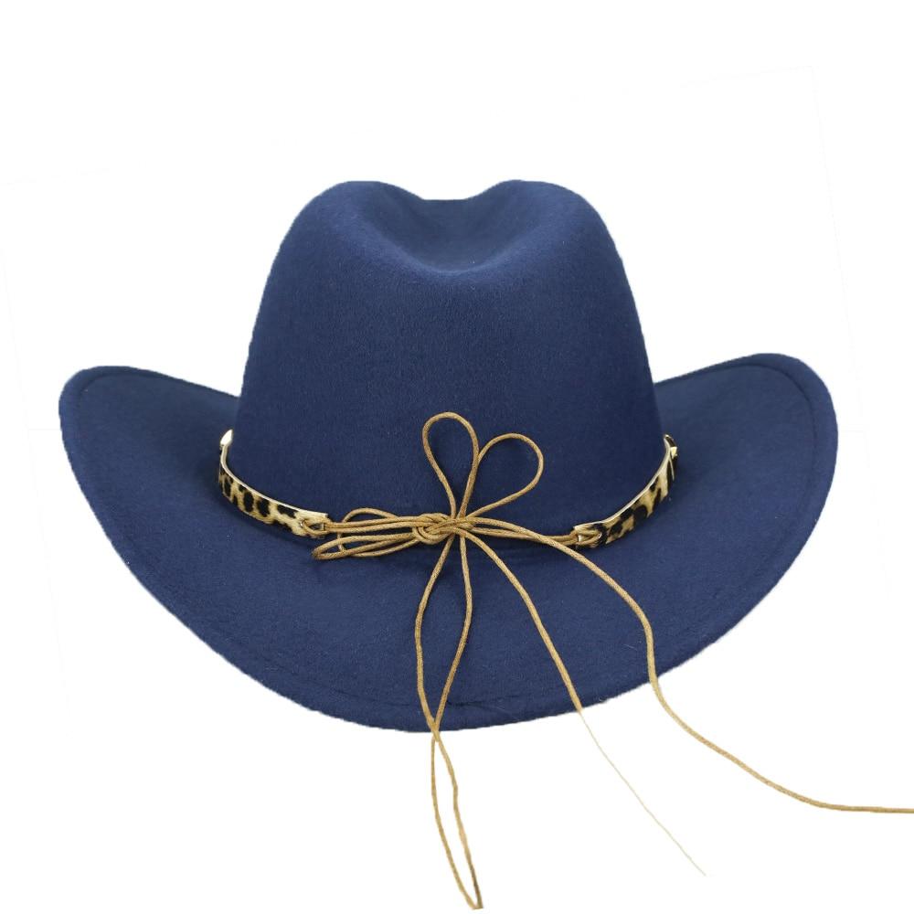Cowboyhut im Safari-Stil mit breiter Krempe und Leopardenband