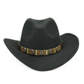 Hawaiian-Cowboyhut mit Cowrie-Muschel-Metallband