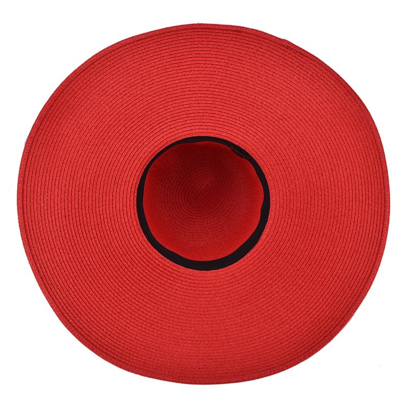 Extra Large Wide Brim Floppy Straw Sun Hat