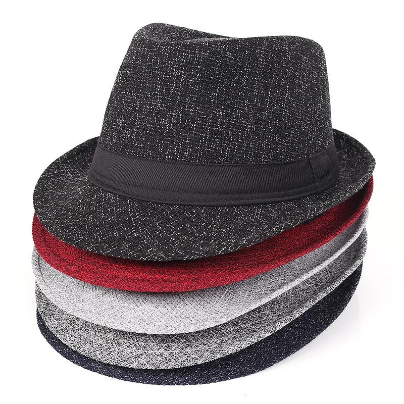 Vintage Flecked Trilby Fedora Hat with Black Hatband