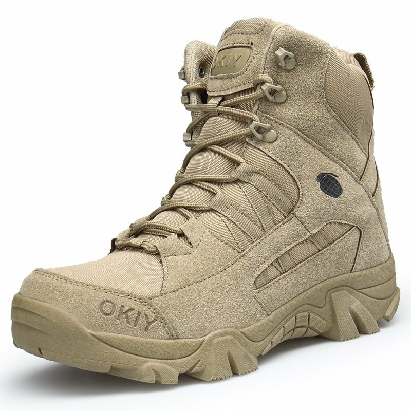 Military Outdoor Hiking Boots Special Force Desert Tactical Combat Ankle Shoes
