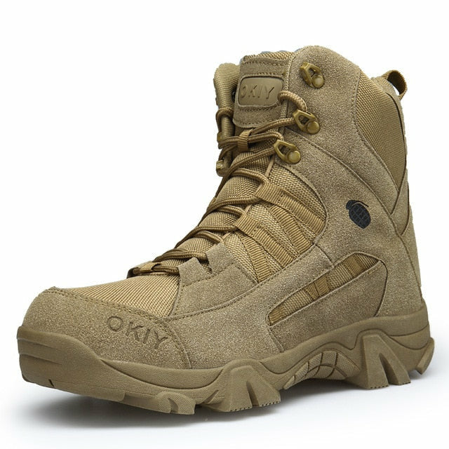 Military Outdoor Hiking Boots Special Force Desert Tactical Combat Ankle Shoes