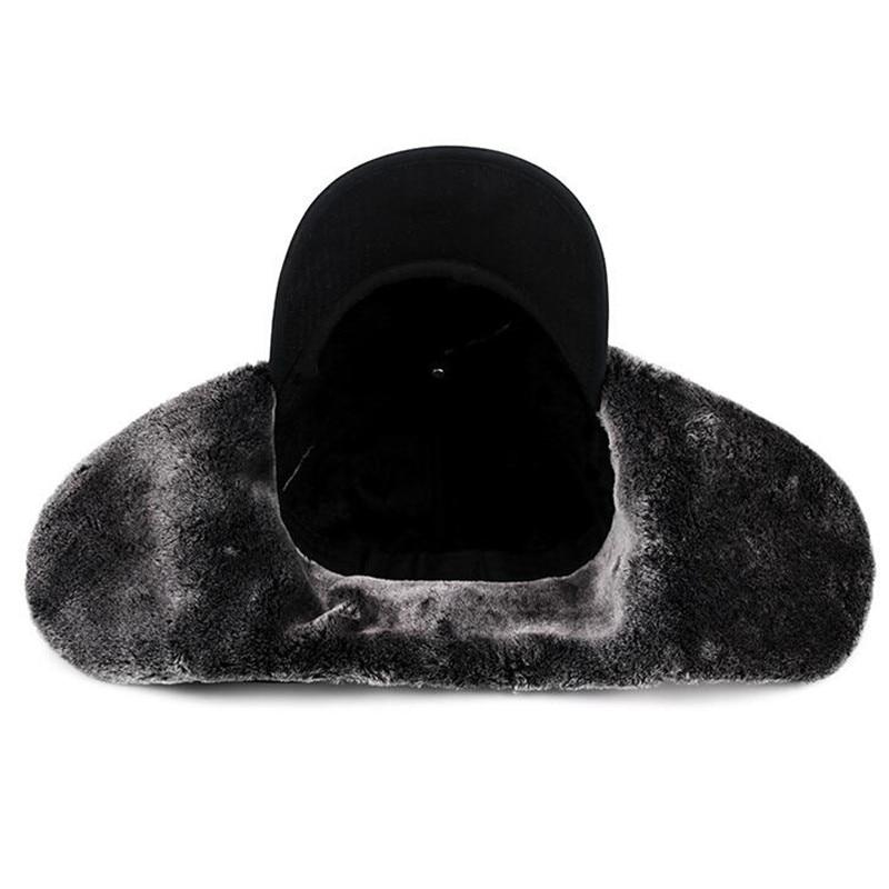 Velvet Thermal Bomber Hat with Ear and Face Protection