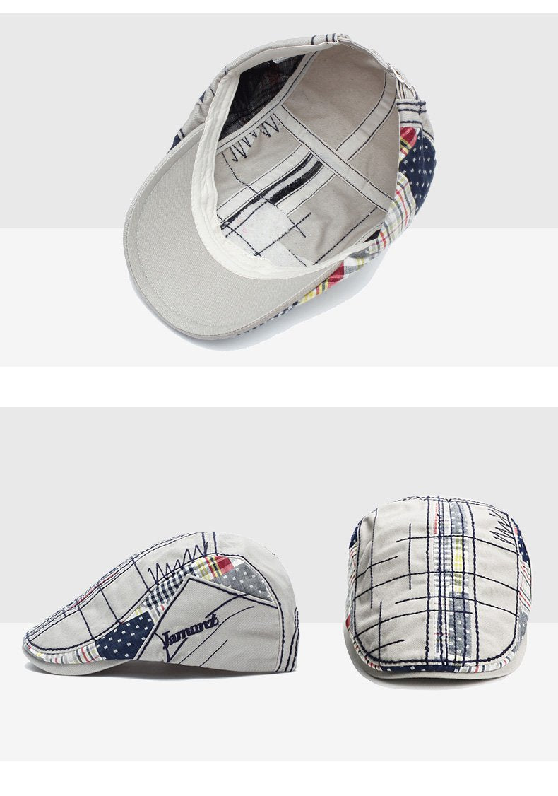 Vintage Cotton Ivy Duckbill Cabbie Scally Flat Cap