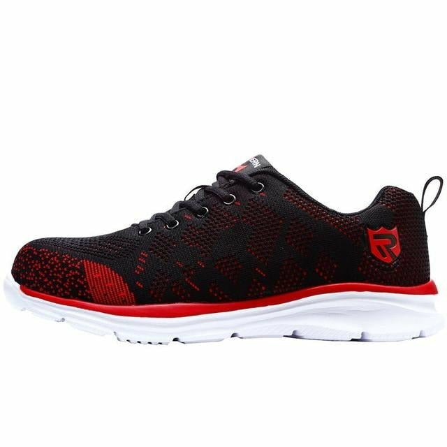 Lightweight Breathable Men Safety Shoes Steel Toe Anti-smashing Construction Sneaker