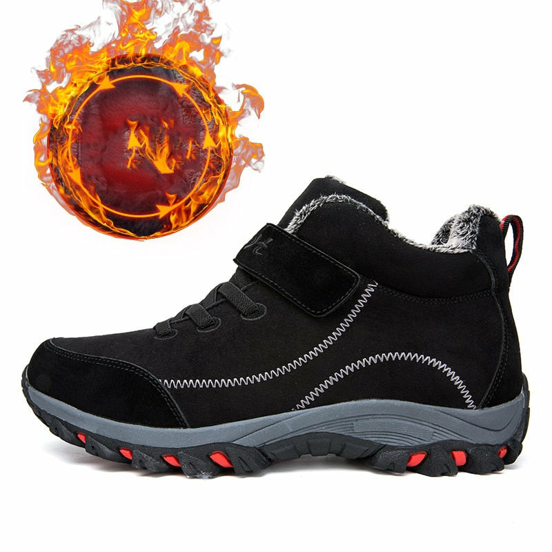 Waterproof Men Boots Casual Work Hiking Shoes Sneakers Ankle Boots