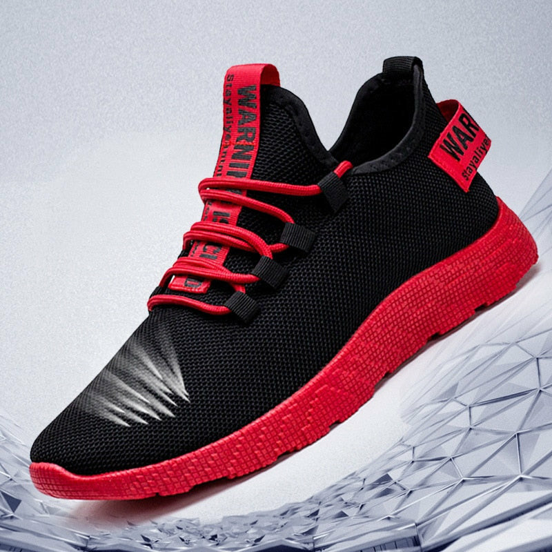 Men Sneakers Breathable Lace Up Mesh Shoes Casual Men Vulcanize Shoes