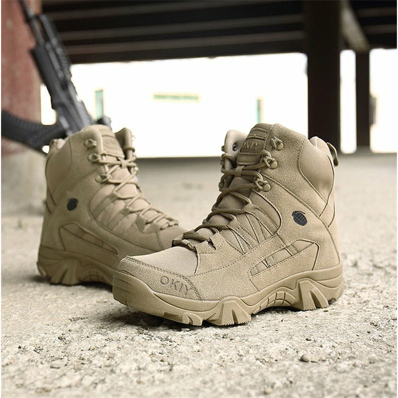 Military Outdoor Hiking Boots Special Force Desert Tactical Combat Ankle Shoes