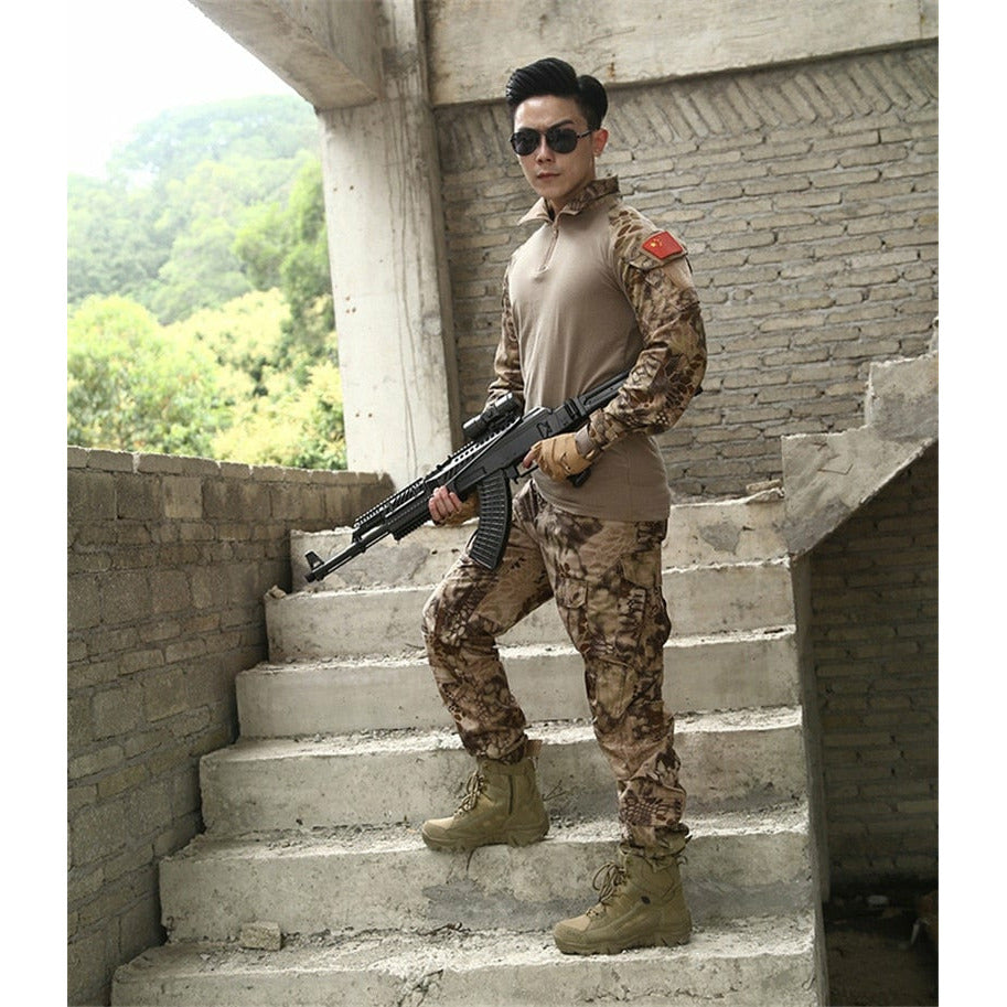 Military Outdoor Hiking Boots Special Force Desert Tactical Combat Ankle Shoes
