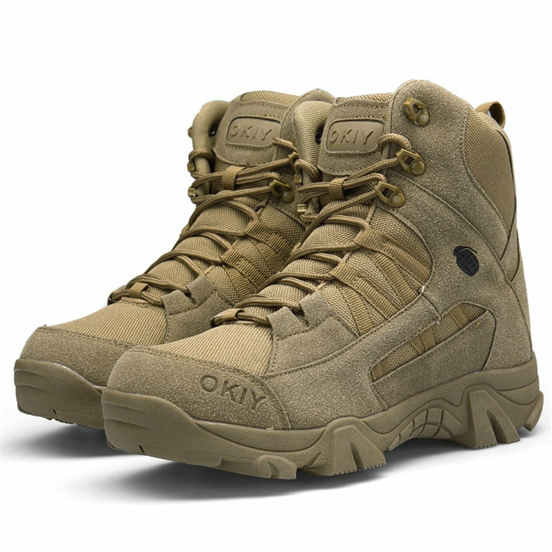 Military Outdoor Hiking Boots Special Force Desert Tactical Combat Ankle Shoes