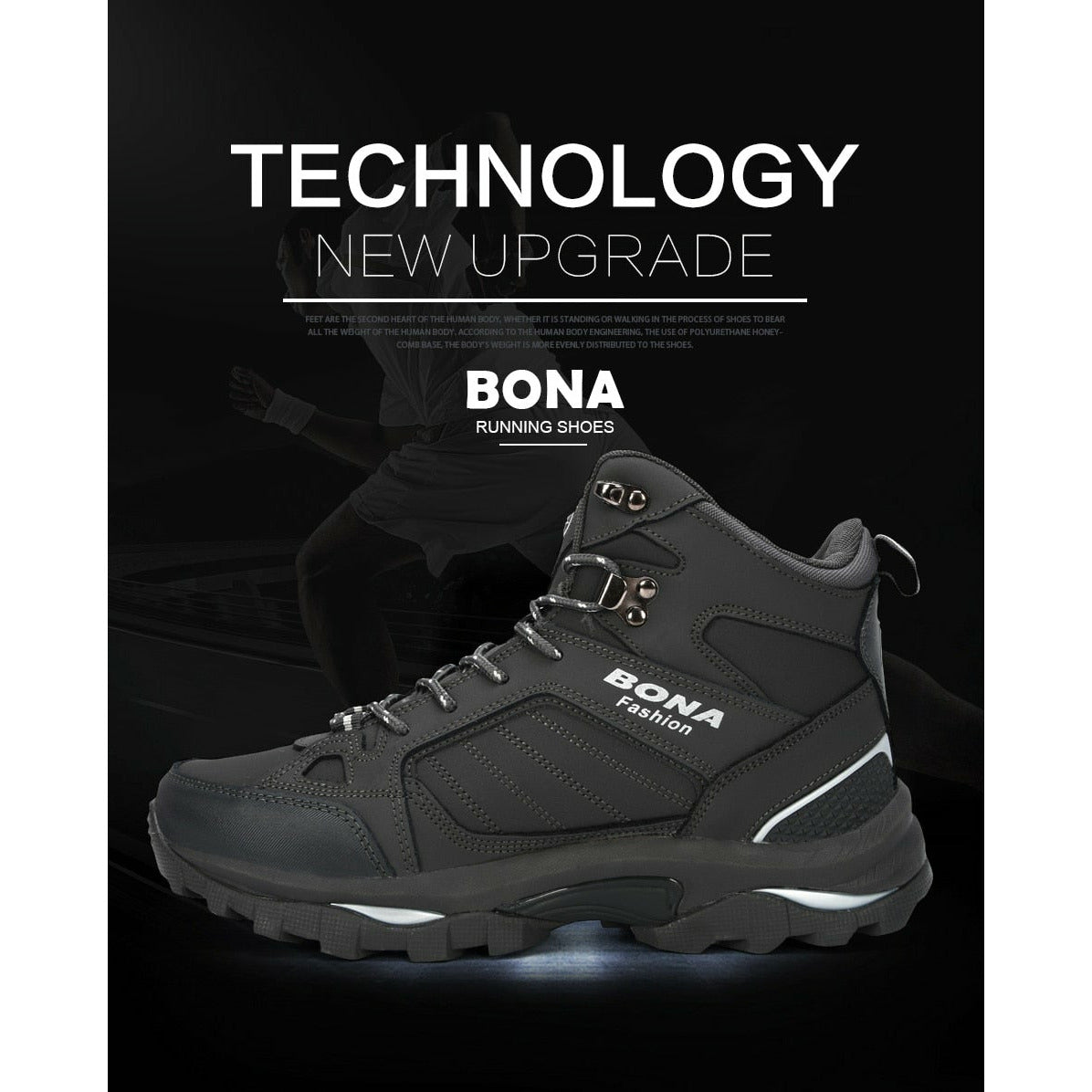 Men Boots Anti-Skidding Leather Shoes Spring Autumn Plush Men Durable Shoes