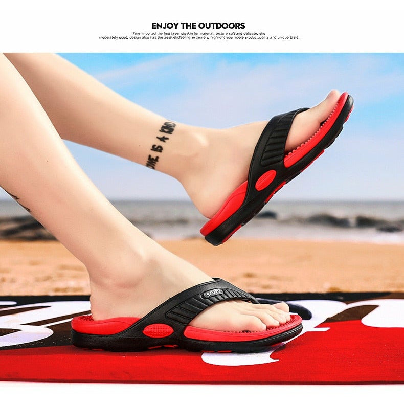 Flip-Flops Men Slippers Beach Sandals Comfortable Men Casual Footwear