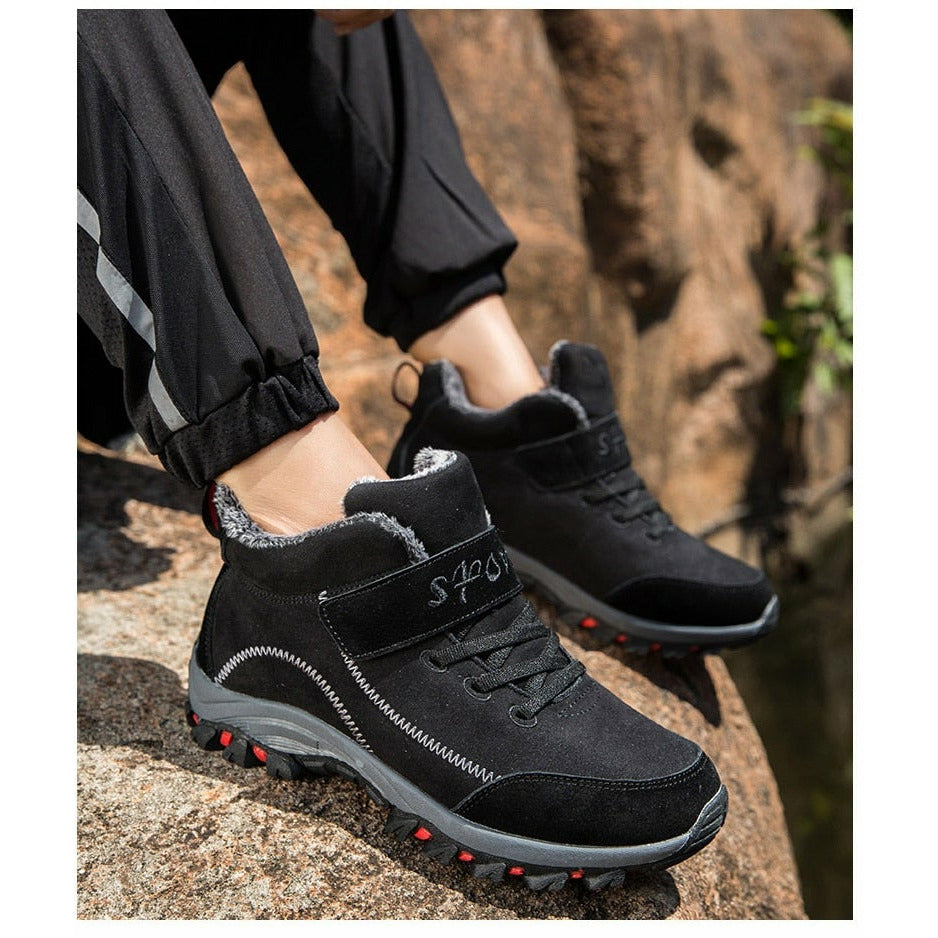Waterproof Men Boots Casual Work Hiking Shoes Sneakers Ankle Boots