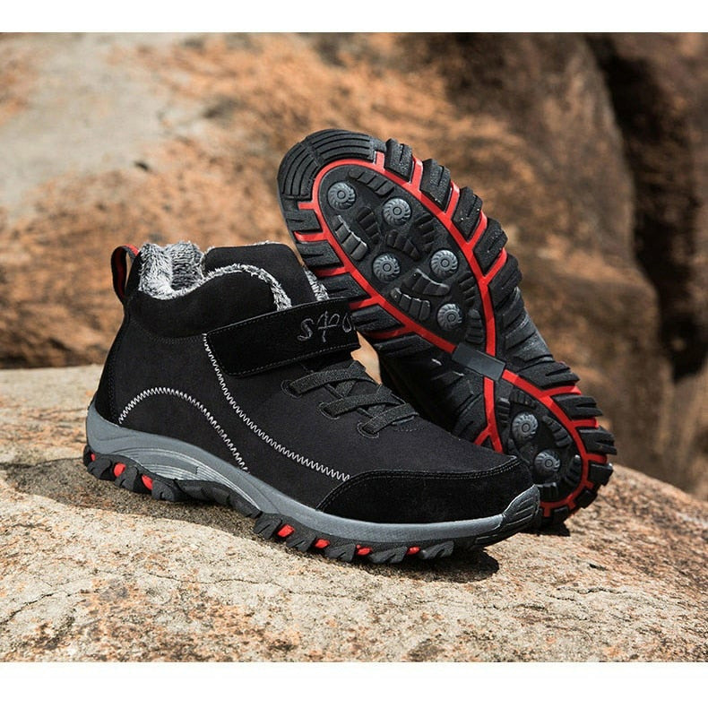 Waterproof Men Boots Casual Work Hiking Shoes Sneakers Ankle Boots