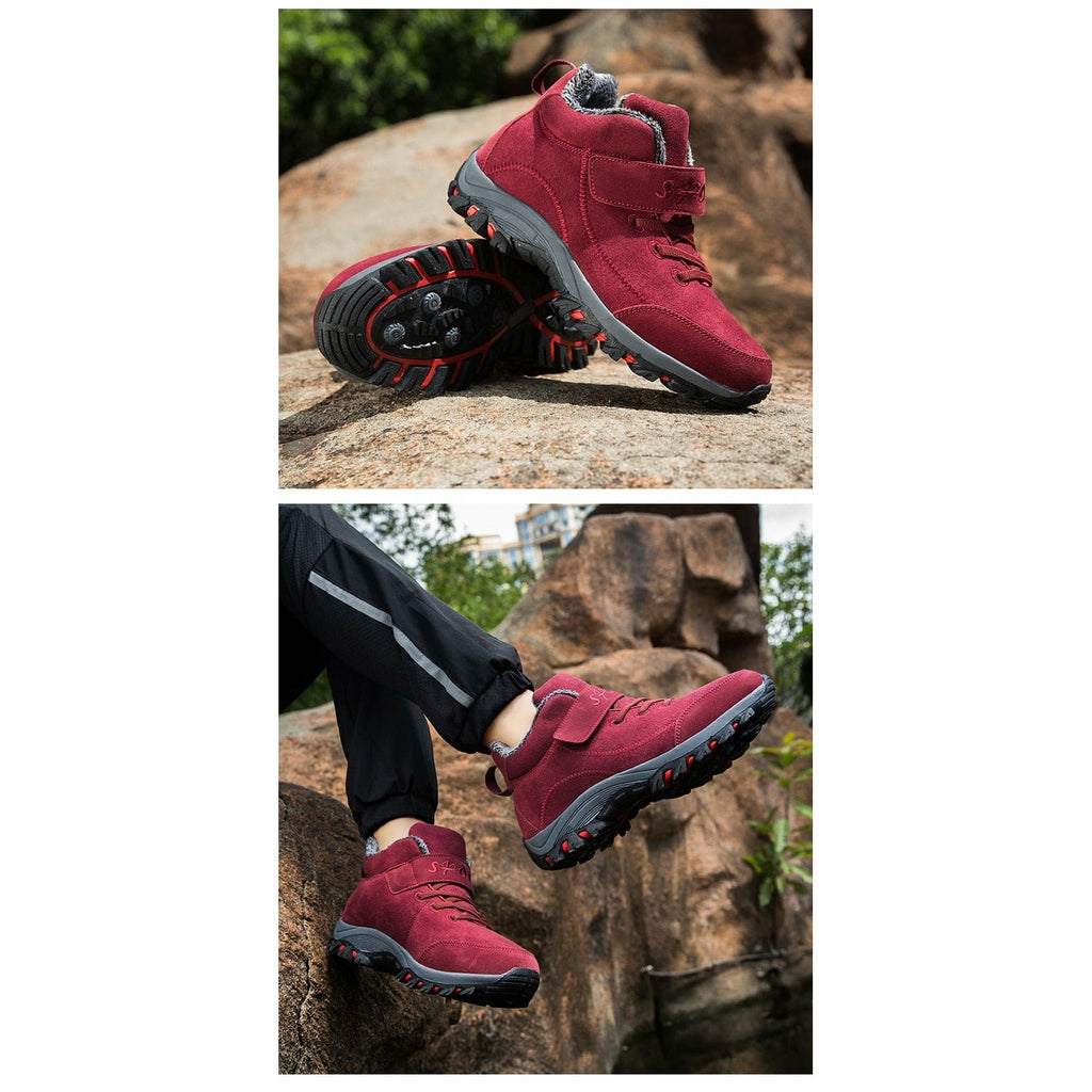 Waterproof Men Boots Casual Work Hiking Shoes Sneakers Ankle Boots