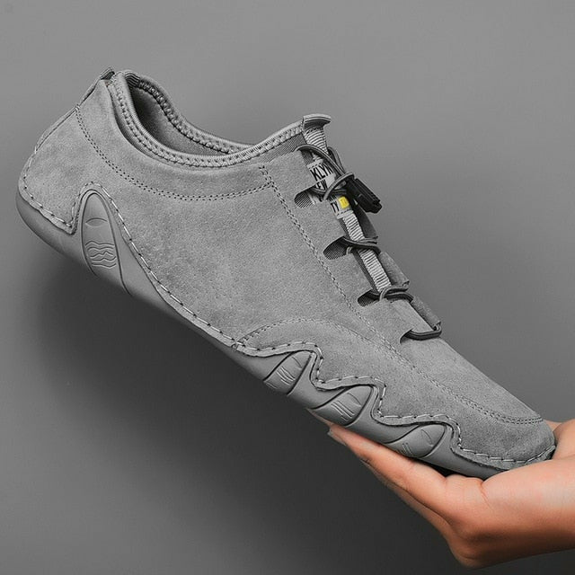 Men's Suede Cow Leather Slip-On Loafers – Stylish & Ultra-Comfortable