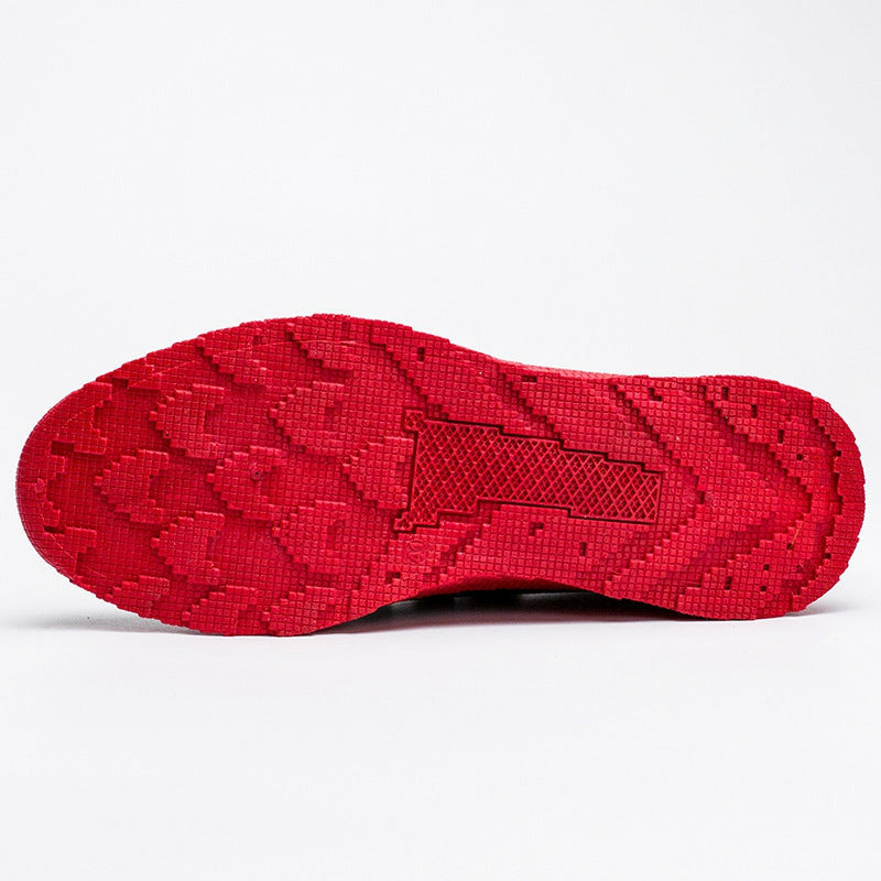 Men Casual Shoes Sneakers Breathable Air Mesh Lace Up Wear-Resistant Sport Shoes