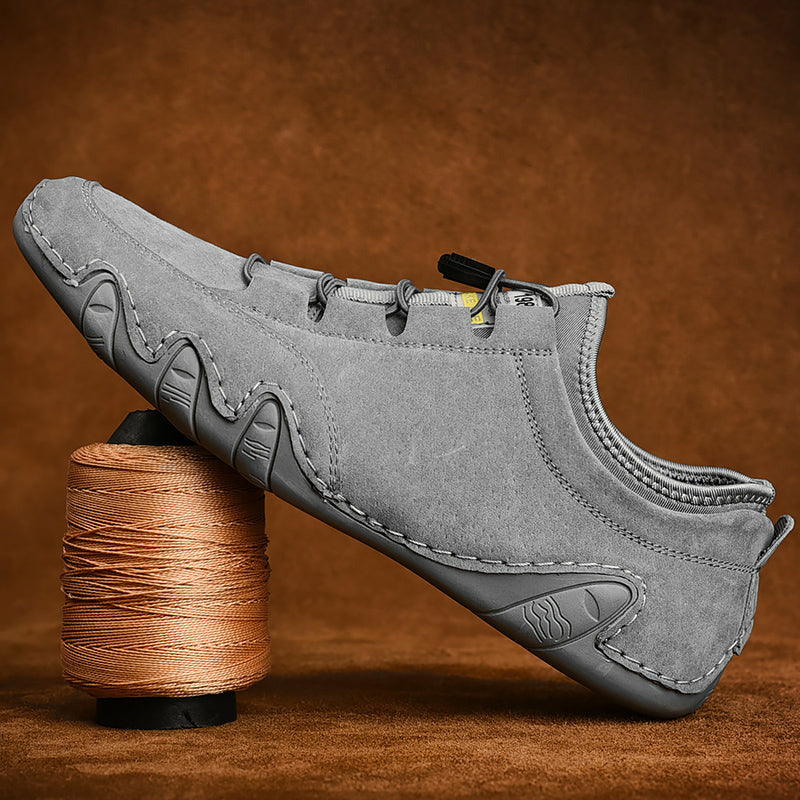 Men's Suede Cow Leather Slip-On Loafers – Stylish & Ultra-Comfortable