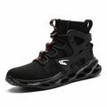Male Work Shoes Safety Boots Steel Toe Puncture-Proof Men Work Sneakers