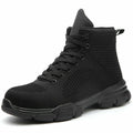 New Fashion Male Work Boots Safety Shoes Men Steel Toe Shoes Puncture-Proof Work Sneakers