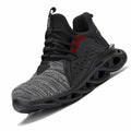 Men Work Boots Puncture-Proof Safety Shoes Fashion Steel Toe Sneakers