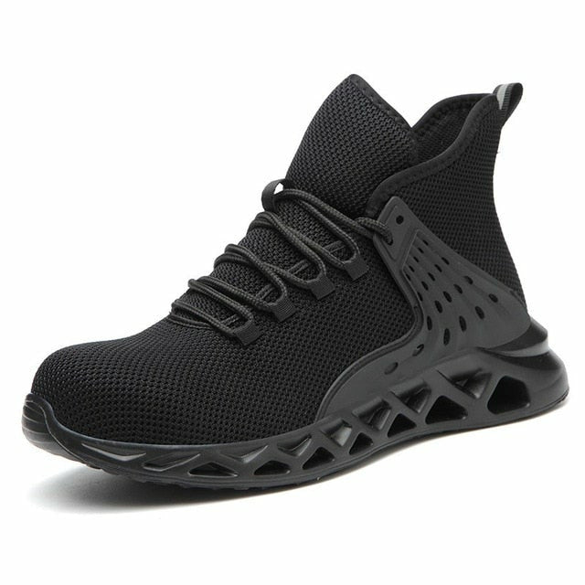 Work Safety Shoes Men Steel Toe Puncture-Proof Boots